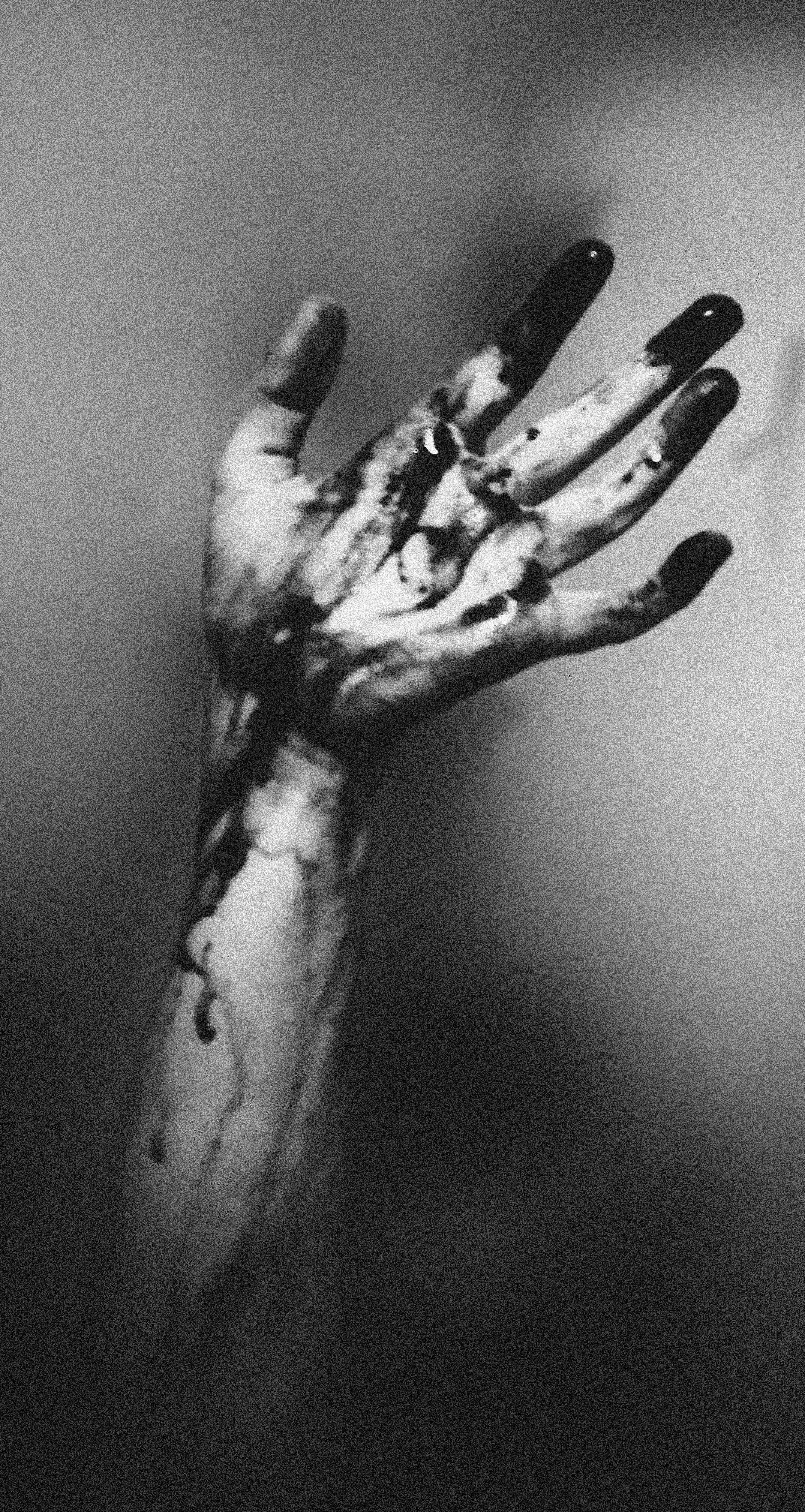 Bloody hand